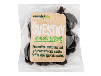 Švestky sušené bez pecek Ashlock 100 g COUNTRY LIFE