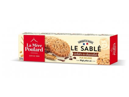 La Mére Poulard Tradition Chocolate chip butter biscuits papír 125g