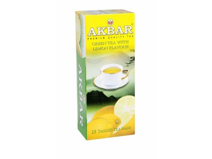 AKBAR Green Lemon Fannings nepřebal 25x1,5g