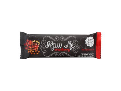 633059 Tycinka ovocna s prichuti brusinky 45 g RAW ME 1