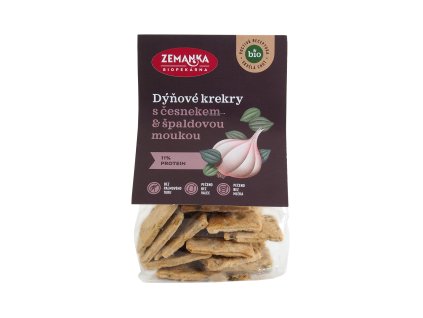 640018 Krekry s dynovym seminkem a cesnekem 100 g BIO ZEMANKA 1
