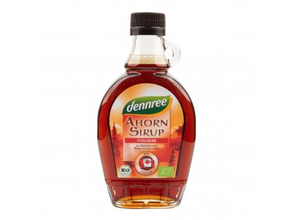 Sirup javorový Grade A tmavý 250 ml BIO DENNREE