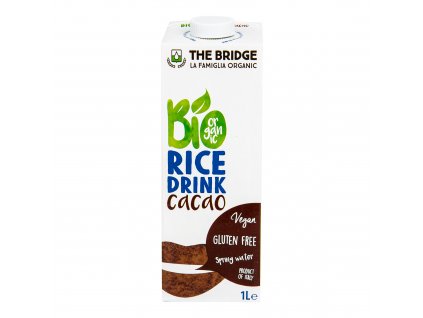 Nápoj rýžový kakao 1 l BIO THE BRIDGE