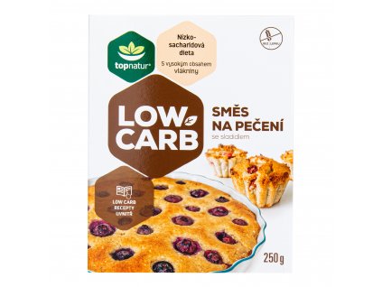 Směs na pečení LOW CARB bezlepková 250 g TOPNATUR