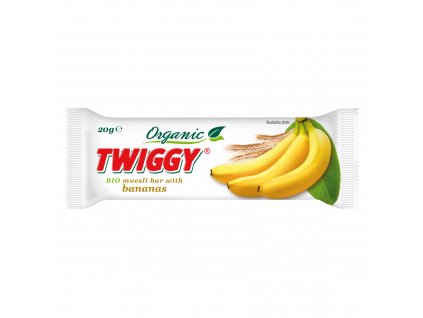 Tyčinka Twiggy müsli s banány 20 g BIO EKOFRUKT
