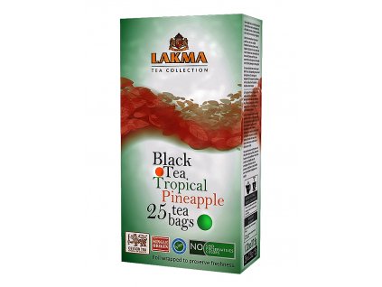 LAKMA Black Tropical Pineapple nepřebal 25x1,5g