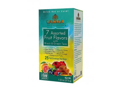 LAKMA Fruit Flavors 7 Assorted přebal 25x1,5g