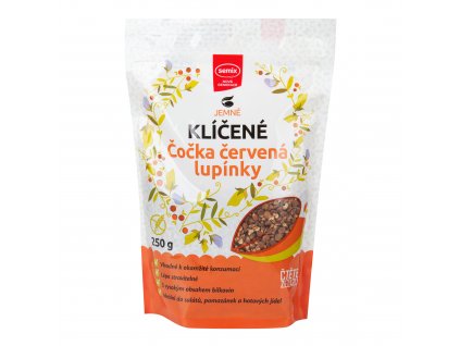 Lupínky z červené čočky klíčené 250 g SEMIX