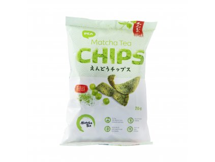 Chips hrachové s čajem matcha 70 g MATCHA TEA