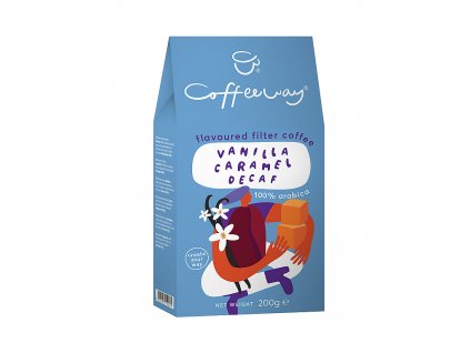 COFFEEWAY Vanilla - Caramel Decaffeinated mletá 200g