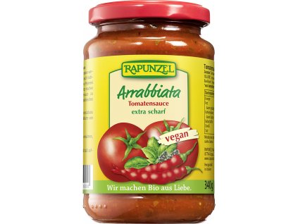 Bio ARRABBIATA omáčka na těstoviny RAPUNZEL 340 g