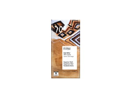 665207 Cokolada horka Santo Domingo 70 100 g BIO VIVANI 1