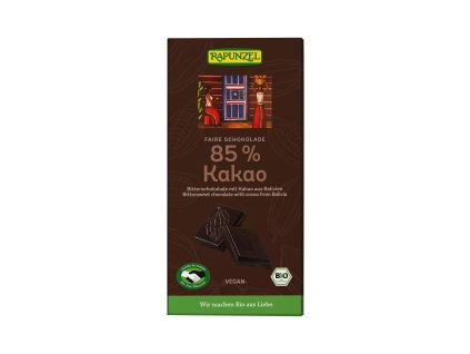 665270 Cokolada horka 85 80 g BIO RAPUNZEL 1