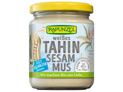 Bio bílé tahini: 100% sezamová pasta RAPUNZEL 250 g