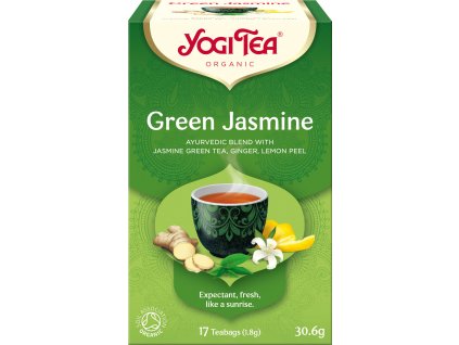 Bio Zelený jasmín Yogi Tea 17 x 1,8 g