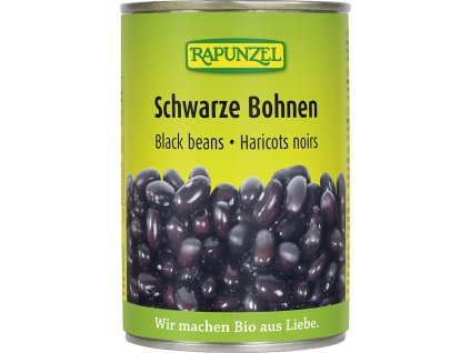 Bio černé fazole sterilované RAPUNZEL 400 g