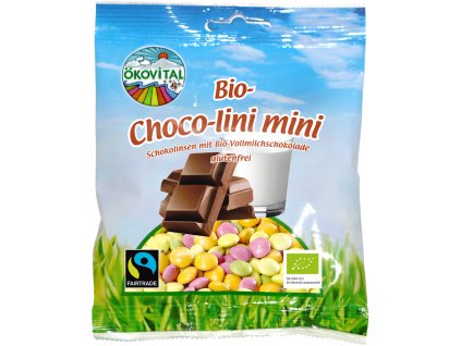 Bio čokoládové dražé barevné ÖKOVITAL 90 g