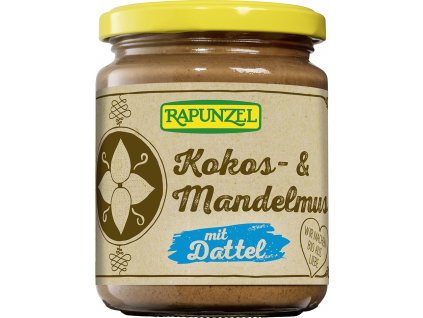 Bio kokosovo mandlová pomazánka s datlemi RAPUNZEL 250 g