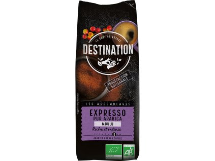 Bio káva mletá Espresso Destination 250 g