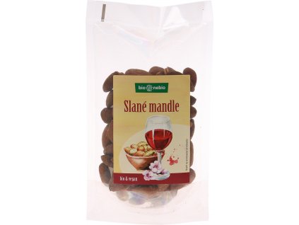 Bio slané mandle pražené bio*nebio 100 g