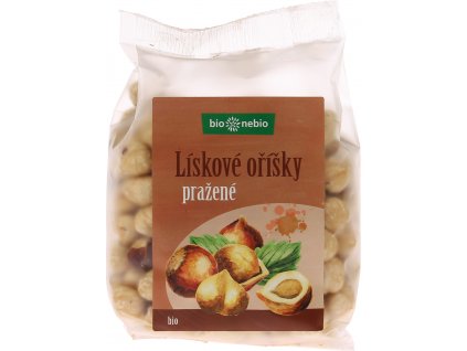 Bio lískové oříšky pražené bio*nebio 200 g