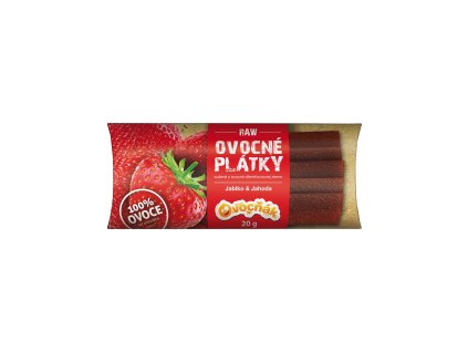 662211 Platky ovocne jablko jahoda 20 g OVOCNAK 1