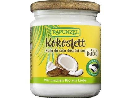 Bio kokosový tuk RAPUNZEL 200 g x 6