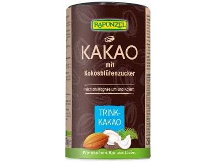 Bio kakao s kokosovým cukrem RAPUNZEL 250 g x 6