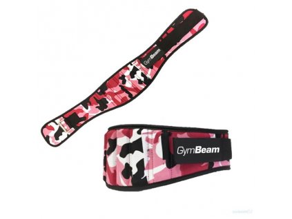Dámský fitness opasek Pink Camo - GymBeam