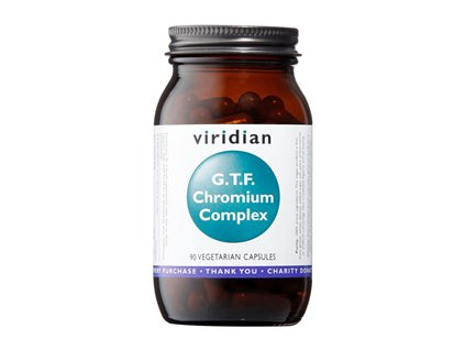 Viridian G.T.F. Chromium Complex 90 cps (Komplex zinku, ALA a chromu)