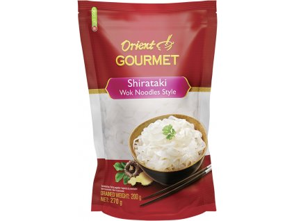 Orient Gourmet Shirataki ve tvaru wok nudlí v nálevu 270 g