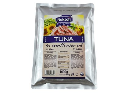 Nekton Tuňák ve slunečnicovém oleji kousky 1 kg