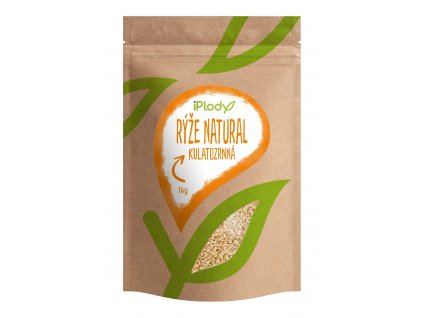 iPlody Rýže natural, kulatozrnná 1 kg