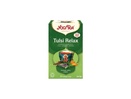 510546 Caj Tulsi Relax 17 sacku 34 g BIO YOGI TEA 1