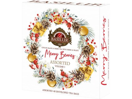 BASILUR Merry Berry Assorted Vol. I přebal 40 gastro sáčků