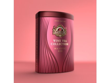 BASILUR Wine Tea Majestic Red plech 75g