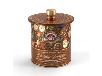 BASILUR Festive Tea Holiday Delights plech 75g