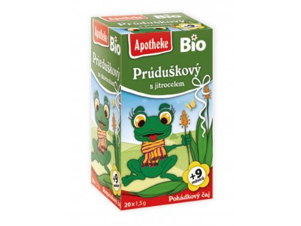 Apotheke Pohádkový čaj průduškový s jitrocelem BIO 20 sáčků