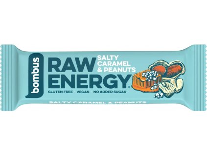 Bombus Raw ENERGY Slaný karamel a arašídy 50 g