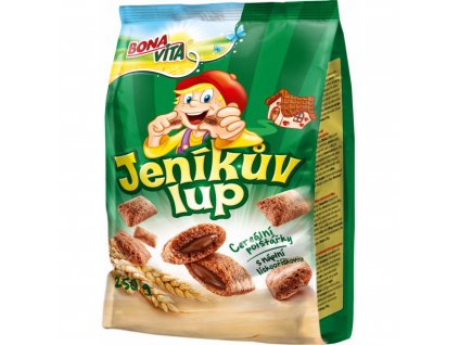 Bonavita Jeníkův lup lískooříškový cereální polštářky s náplní 250 g