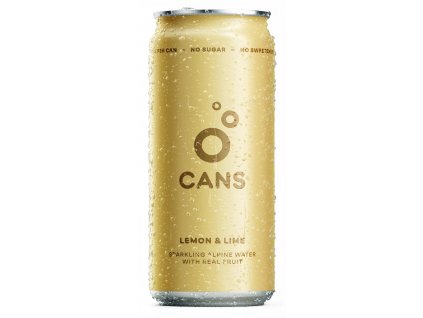 Cans Sycená voda s příchutí citronu a limetky 330 ml