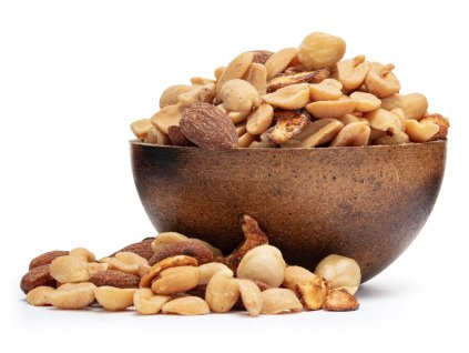 GRIZLY Slaná směs arašídů a oříšků – party mix 1000 g