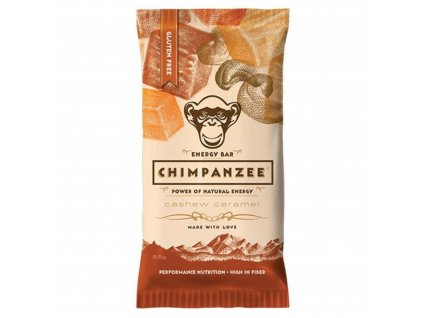 Chimpanzee Energy bar kešu a karamel 55 g