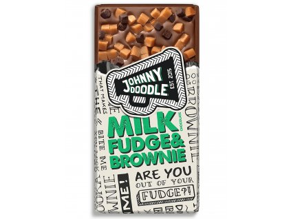 Johnny Doodle Mléčná čokoláda fondán a brownies 150 g