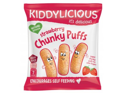 Kiddylicious Velké křupky jahodové 12 g