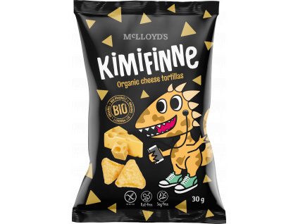 Kimifinne Snack sýrové tortilly BIO 30 g