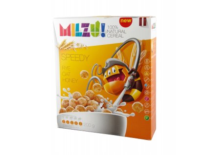 Milzu! Cereální kuličky s medem 200 g