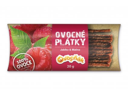 Ovocňák Plátky jablko - malina 20 g