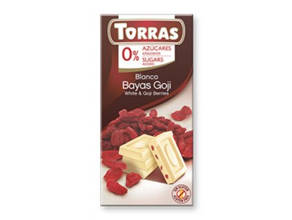 Torras Bílá čokoláda s goji 75 g