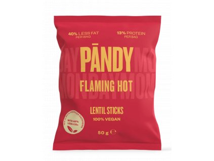 Pändy Čočkové chipsy flaming hot 50 g